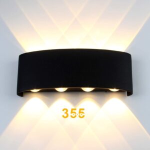 ĐÈN TƯỜNG HIỆN ĐẠI VNT2222-4 ĐEN