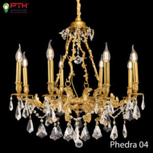 Đèn Chùm Đồng Phedra 04