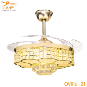 Quạt Trần Trang Trí Phòng Ngủ QViFa – 21