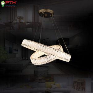 Đèn Thả Tròn Pha Lê Hình Thẻ TH – 8343
