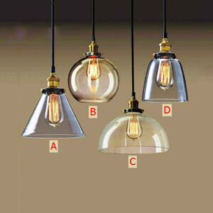 Đèn thả thủy tinh hình chậu úp ngược THCN 11 D