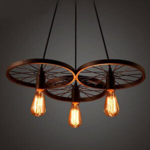 Đèn thả sắt 3 bánh xe THCN 118 – 18