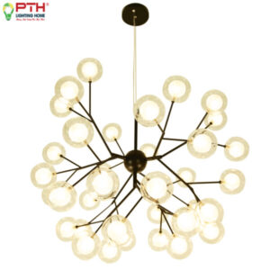 Đèn trang trí thả nhánh cây chao thủy tinh THCN 133B – 18