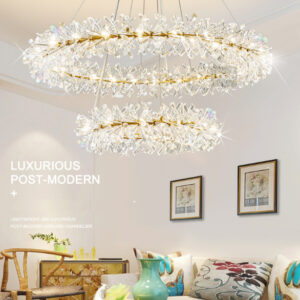 Đèn thả vòng tròn thủy tinh THCN 139 – 21