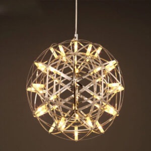 Đèn thả quả cầu inox THCN 17 phi 600