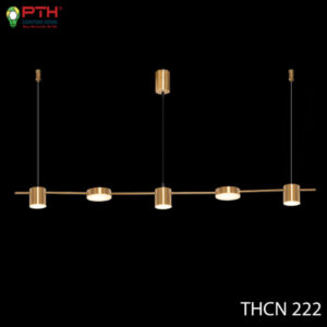 Đèn thả thân xi đồng 5 bánh THCN 222