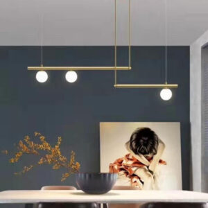 Đèn thả 2 thanh xi đồng THCN 224